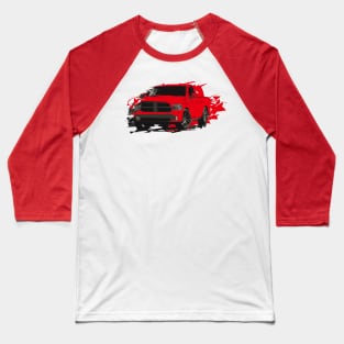 Red Dodge RAM pickup truck Baseball T-Shirt